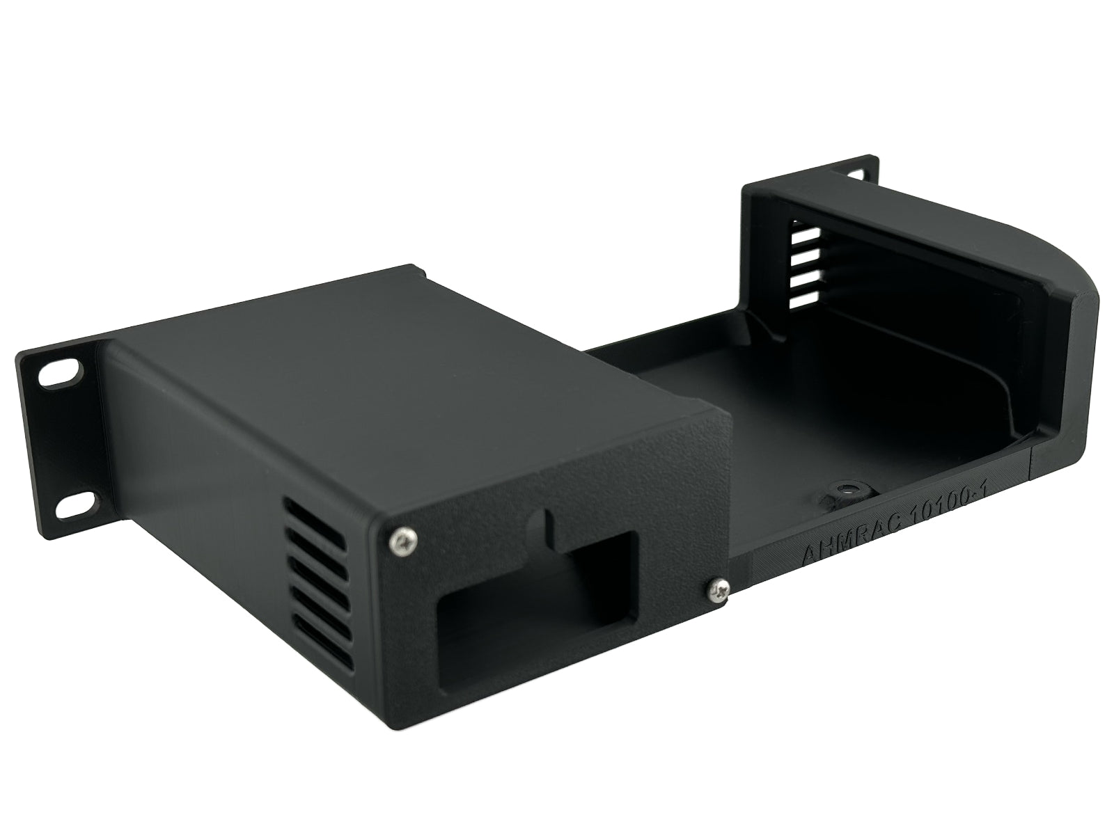 10 Inch 1U Rack Shelf for Geekom A6 Mini PC w/o KVM Mounting