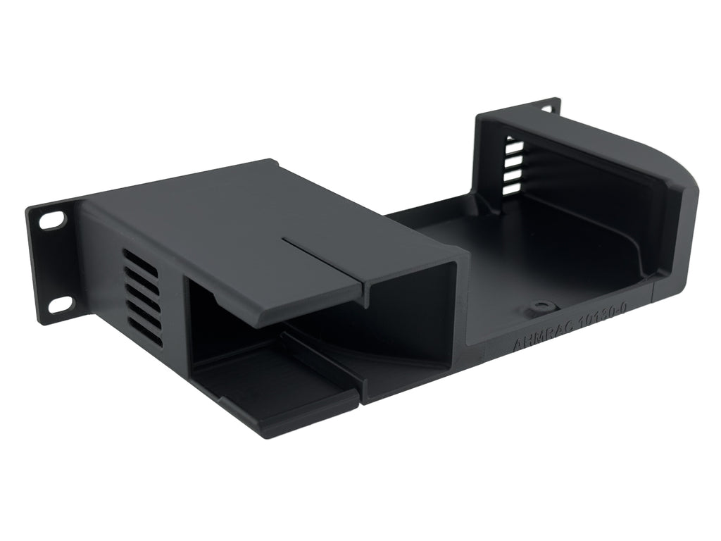 10" 1U Rack Shelf for Geekom A6 and A7 Mini-PC with NanoKVM Full Mounting