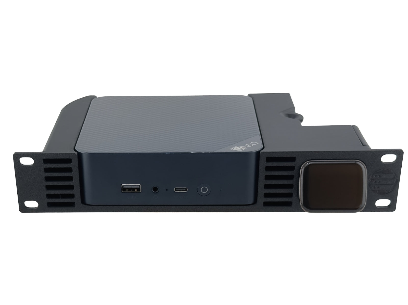 10" 1U Rack Shelf for Beelink EQ13/EQ14 Mini PC with JetKVM Mounting