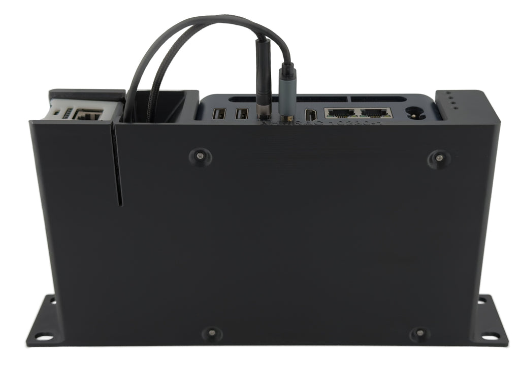 10" 1U Rack Shelf for Beelink EQ13/EQ14 Mini PC with NanoKVM Full Mounting
