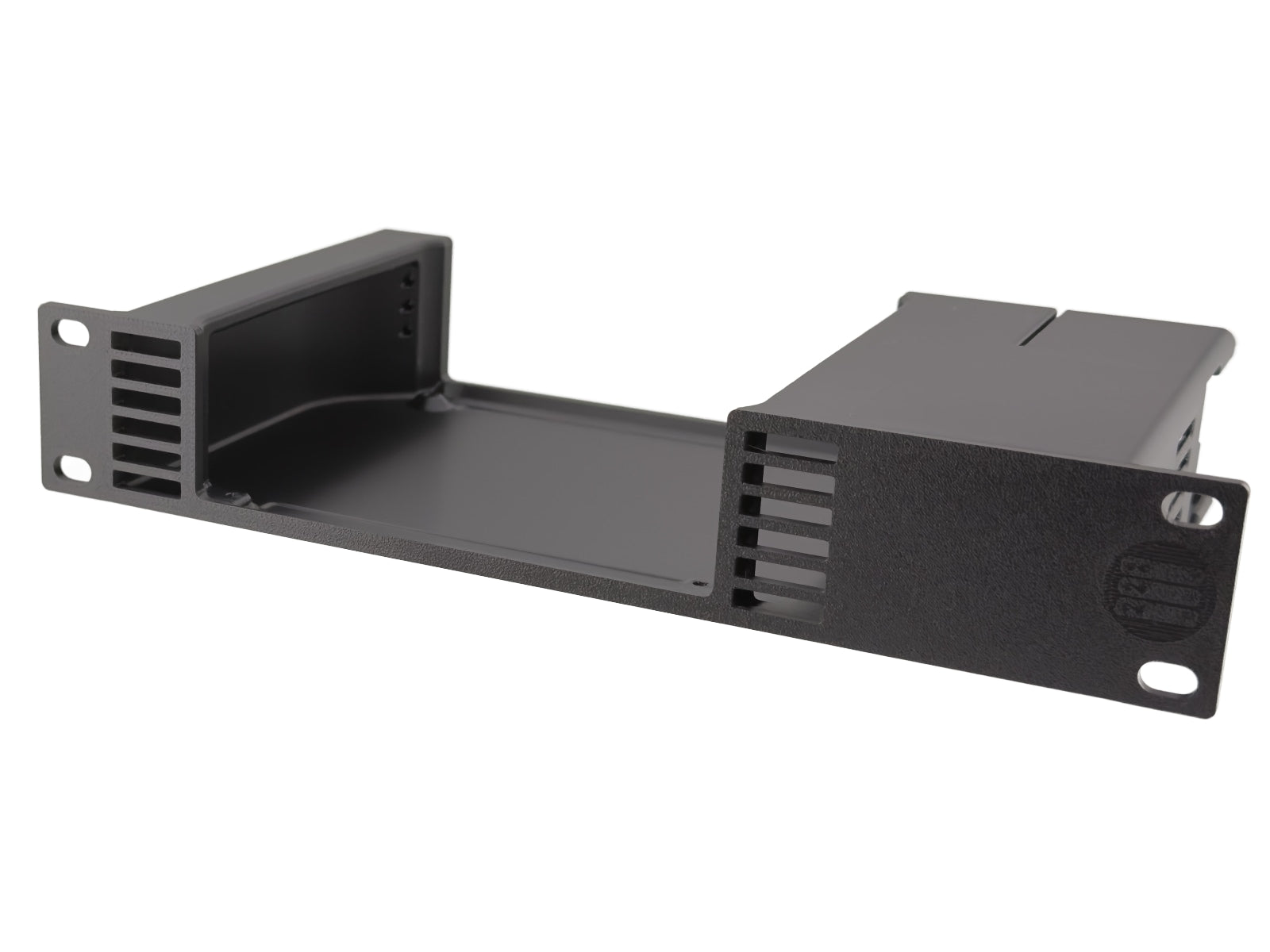 10 Inch 1U Rack Shelf for BeeLink EQ13/EQ14 Mini PC with NanoKVM Full Mounting