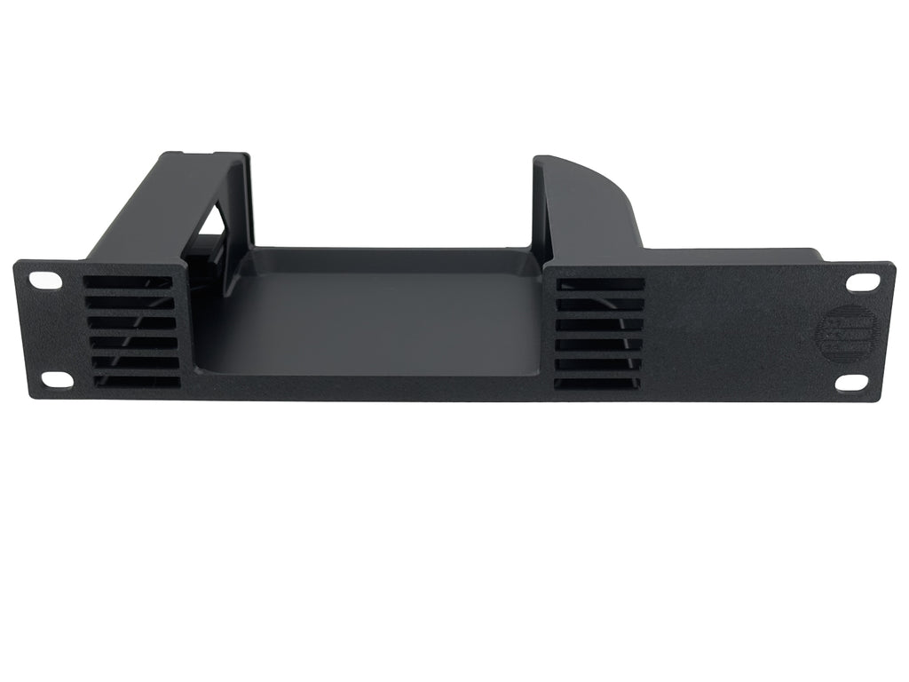 10" 1U Rack Shelf for Aiffro K100 Mini NAS with NanoKVM Lite Mounting