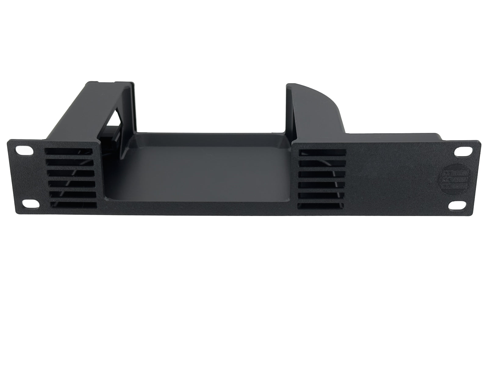 10 Inch 1U Rack Shelf for Aiffro K100 Mini NAS with NanoKVM Lite Mounting