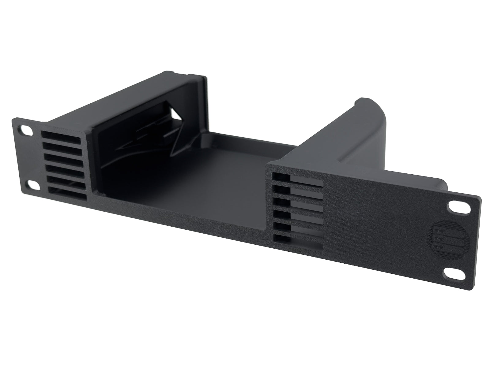 10 Inch 1U Rack Shelf for Aiffro K100 Mini NAS with NanoKVM Lite Mounting