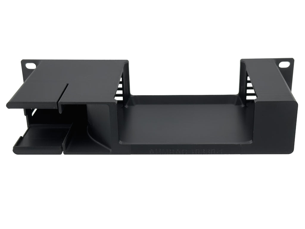 10" 1U Rack Shelf for Aiffro K100 Mini NAS with NanoKVM Full Mounting