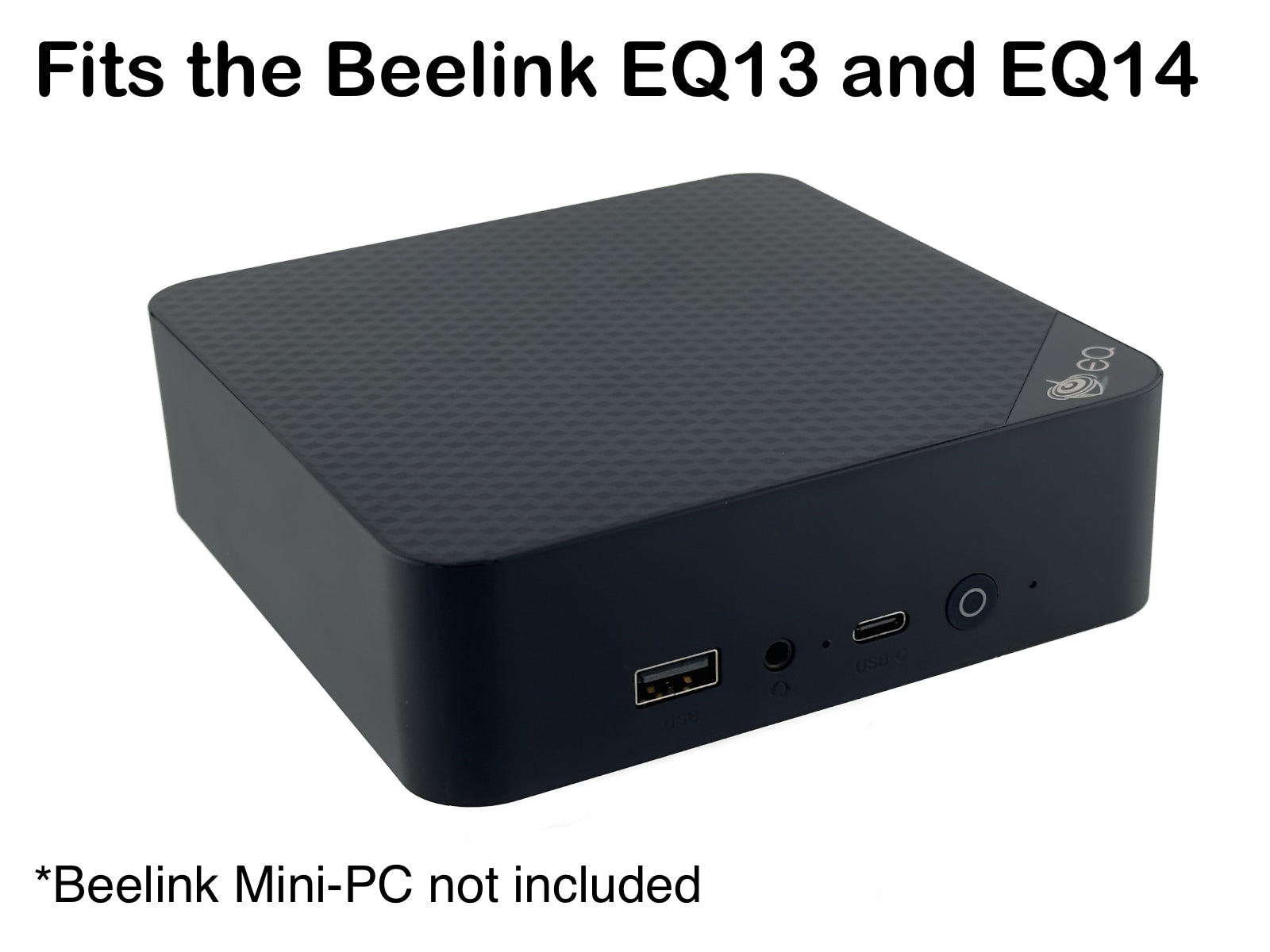 10" 1U Rack Shelf for Beelink EQ13/EQ14 Mini PC w/o KVM