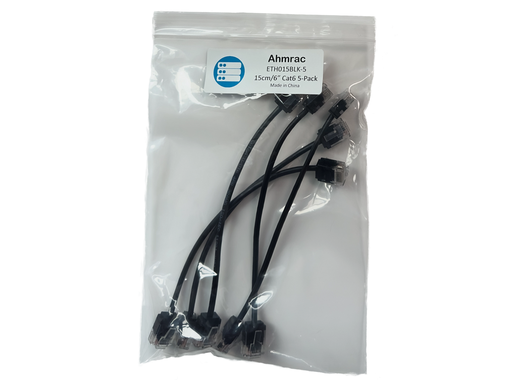 6 Inch Ultra-Slim Cat6 Ethernet Cable Multi-Pack