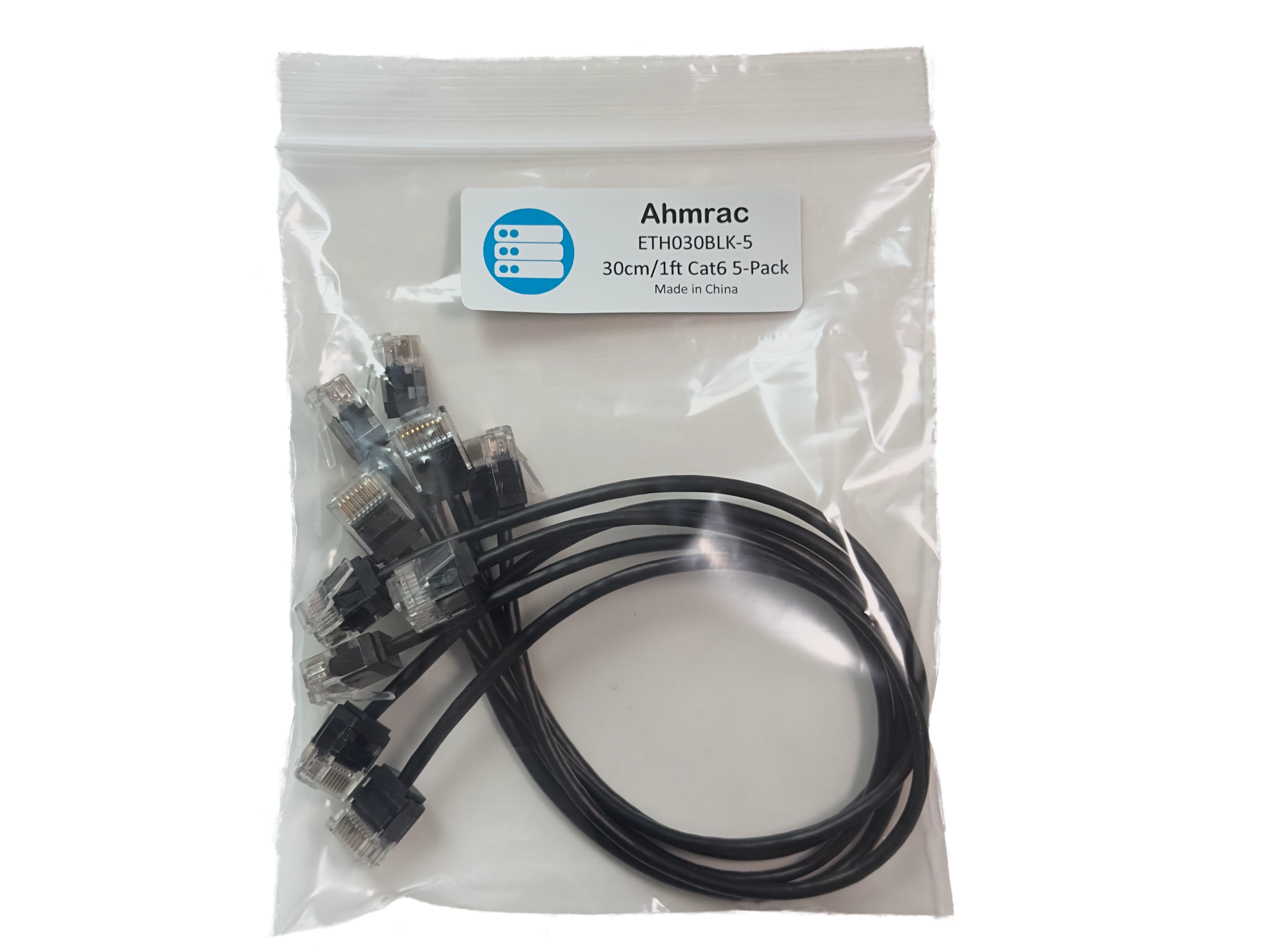 1ft Ultra-Slim Cat6 Ethernet Cable Multi-Pack