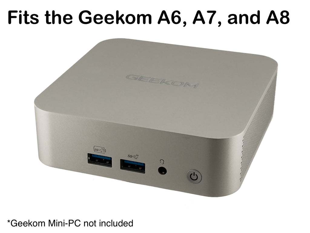 10" 1U Rack Shelf for Geekom A6 and A7 Mini-PC with NanoKVM Full Mounting