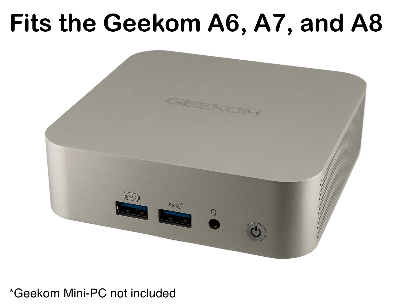 10" 1U Rack Shelf for Geekom A6 and A7 Mini-PC with NanoKVM Full Mounting